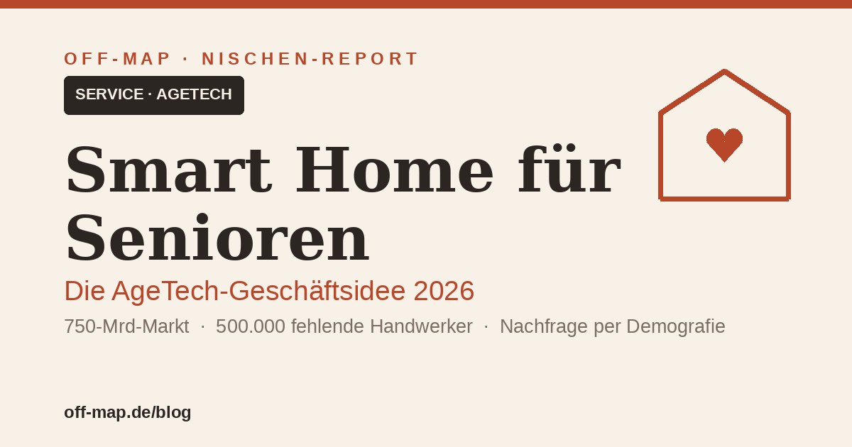 Techniker installiert in heller Seniorenwohnung ein smartes Türschloss, ältere Frau schaut interessiert zu, warmes Nachmittagslicht