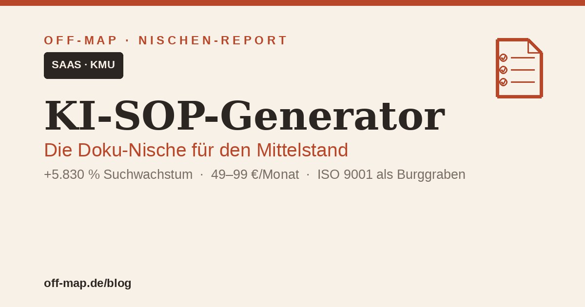 Qualitätsmanagerin in einem deutschen KMU prüft Prozessdokumentation am Laptop